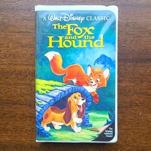 Rare Disney the Fox & the hound vhs Black Diamond